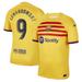 Youth Nike Robert Lewandowski Yellow Barcelona 2022/23 Fourth Breathe Stadium Replica Player Jersey