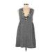 Anna Sui for Target Cocktail Dress - A-Line Cowl Neck Sleeveless: Gray Dresses - Women's Size 9