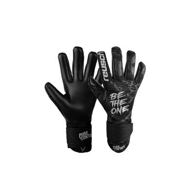 Torwarthandschuhe REUSCH "Pure Contact Infinity", Damen, Gr. 12, schwarz, 84% Elastodien, 10% Polyester, 6% Polyamid, mehrfarbig, sportlich, Handschuhe, mit sehr gutem Grip