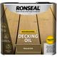 Ronseal - Nourishing Decking Oil - 2.5L - Natural Oak - Natural Oak