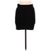 Forever 21 Casual Skirt: Black Solid Bottoms - Women's Size Medium