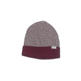 Old Navy Beanie Hat: Burgundy Color Block Accessories - Women's Size Large