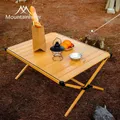 MOUNTAINHIKER-Table en bois pliante portable équipement de meubles camping pique-nique barbecue