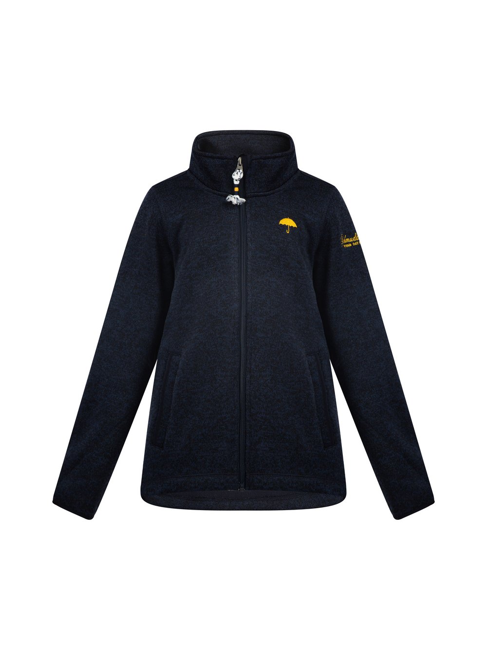 Schmuddelwedda Strickfleecejacke Mädchen blau, 116 Image