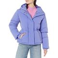 Amazon Essentials Damen Kurze, taillierte Daunenjacke (in Übergröße erhältlich), Lila Blau, S