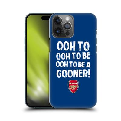 Arsenal Oooh To Be Gooners Handyhülle mit harter Rückseite – Blau – iPhone