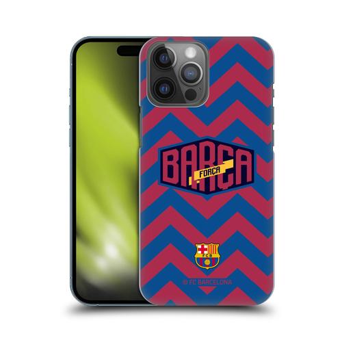 Barcelona Zigzag Forca Barca Handyhülle mit fester Rückseite – Rot/Blau – iPhone