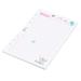 NUOLUX A5 Paper Refill Binder Ring 6 College Filler Grid Lined Notebook Refillable Leaf Loose Inserts Planner Ruled