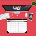 NIUREDLTD Home Decoration 2022 English Desktop Fresh And Portable Pendulums Calendar : 2021.7-2022.12