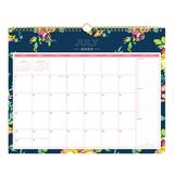 2023-2024 Monthly Wall Calendar 15x12 Day Designer for Blue Sky Peyton Navy