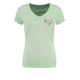 Key Largo Damen T-Shirt WT HEARTBEAT V-NECK, grün, Gr. S