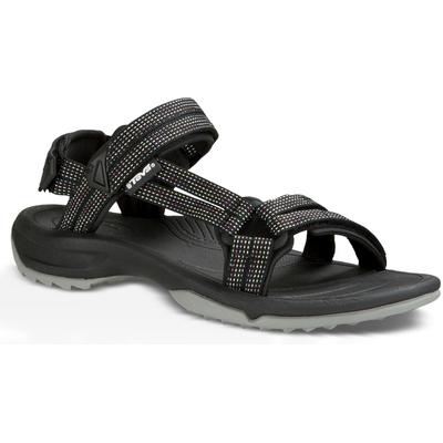 Sandale TEVA "Terra Fi Lite", Gr. 36, schwarz (clbp, city, lights, schwarz, paste), Textil, sportlich, Schuhe Outdoorsan