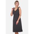 Sommerkleid ALIFE & KICKIN "MelinaAK B Sleeveless Dress Damen Sommerkleid, Kleid" Gr. XS, Normalgrößen, grau (moonless melange) Damen Kleider Sommerkleider