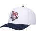 Men's Mitchell & Ness White/Navy New Jersey Nets Hardwood Classics Core 2-Tone 2.0 Pro Snapback Hat