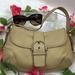 Coach Bags | Coach Cream Color Soho Hobo Leather Satchel | Color: Cream | Size: 13”X8”