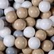 MEOWBABY 300 ø 7cm Balls For Ball Pit Children Ball Pool Plastic Balls Made in EU Gray/White/Beige