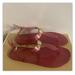 Michael Kors Shoes | Michael Kors Plate Glitter Pvc French Pink Jelly Sandals | Color: Pink | Size: 9