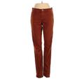 J Brand Jeggings - Low Rise Straight Leg Boyfriend: Orange Bottoms - Women's Size 26 - Colored Wash