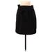 Express Casual Skirt: Black Solid Bottoms - Women's Size Small