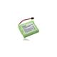 NiMH battery 1300mAh (3.6V) compatible with Toshiba KX-A36, KX-FPC135, KX-FPC141, KX-FPC161, KX-FPC165, KX-FPC166, KX-FPC91 cordless - Vhbw