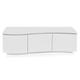 Lazaro High Gloss TV Stand In White With LED Light