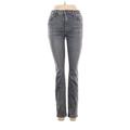 Joe's Jeans Jeans - Mid/Reg Rise Skinny Leg Denim: Gray Bottoms - Women's Size 26 - Medium Wash