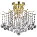 Amelia Collection 16" Wide Traditional Gold Flush Mount Ceiling Light