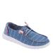 Hey Dude Wendy Patriotic - Womens 6 Blue Slip On Medium