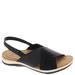 Earth Origins Suzie - Womens 8.5 Black Sandal Medium