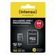 Carte mémoire Professional microSDXC 64 Go + Adaptateur, Classe 10, uhs-i U3, V30 Noir (3433490)