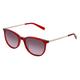 Esprit 40071 Damen-Sonnenbrille Vollrand Butterfly Kunststoff-Gestell, rot