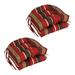 16-inch Rounded Back Tufted Indoor/Outdoor Chair Cushions (Set of 4) - 16"