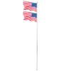 20ft Solemn Outdoor Decoration America Flag Flagpole Kit
