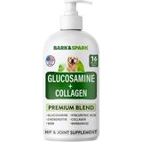 Liquid Glucosamine for Dogs - 16 Fl Oz Easy to Serve Joint Pain Relief Supplement - Advanced Formula with Chondroitin MSM Collagen - Hip & Joint Care - Made in USA