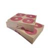 100 Donutkartons / Donutboxen 20x20x6cm Bio braun mit Donut Neutraldruck