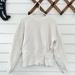 Nine West Sweaters | Nine West Side Twist Ribbed Sweater | Color: White | Size: L