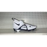 Nike Shoes | Nike Alpha Menace Pro 3 Mens Football Cleats Size 12.5 White Navy Blue Black | Color: Blue/White | Size: 12.5