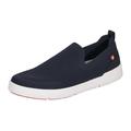 Slip-On Sneaker RIEKER EVOLUTION Gr. 44, blau Herren Schuhe Stoffschuhe