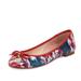 Kate Spade Shoes | Hpkate Spade Willa Floral Leather Ballet Flats | Color: Blue/Red | Size: 8