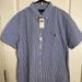 Ralph Lauren Shirts | Men's Ralph Lauren Short Sleeve Button Down | Color: Blue/White | Size: Xl