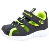 Sandale KANGAROOS "KI-Rock Lite EV", Gr. 23, blau (blau, lime), Synthetik, Textil, sportlich, Schuhe
