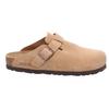 Pantoffel ROHDE "ALBA", Damen, Gr. 39, beige, Veloursleder, used, klassisch, Schuhe, Schlappen, Hausschuh mit leichter Laufsohle in Weite G