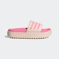 Badesandale ADIDAS SPORTSWEAR "PLATFORM ADILETTE" Gr. 42, rosa (wonder quartz, beam pink, taupe metallic) Schuhe Wasserschuhe