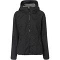 Outdoorjacke RAGWEAR "DIZZIE DOTS O" Gr. XXL (44), schwarz (black) Damen Jacken Outdoorjacken