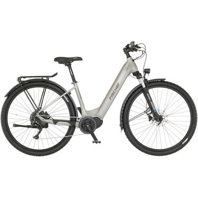 E-Bike FISCHER FAHRRAD "TERRA 4.0i 43" E-Bikes Gr. 43cm, 29 Zoll (73,66cm), grau Pedelec, Elektrofahrrad für Damen u. Herren