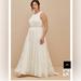 Torrid Dresses | Ivory Lace And Chiffon Beaded Belt Wedding Gown | Color: White | Size: 18