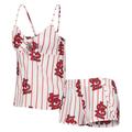 Women's Concepts Sport White St. Louis Cardinals Reel Allover Print Tank Top & Shorts Sleep Set