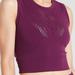 Athleta Tops | Athleta Ujjayi Crop Tank S/M Velvet Plum | Color: Purple/Red | Size: S/M