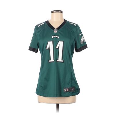 NFL X Nike Team Apparel Short Sleeve Jersey: Green Tops - Women's Size Medium