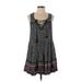 American Eagle Outfitters Casual Dress - A-Line Scoop Neck Sleeveless: Black Dresses - Women's Size 2X-Small